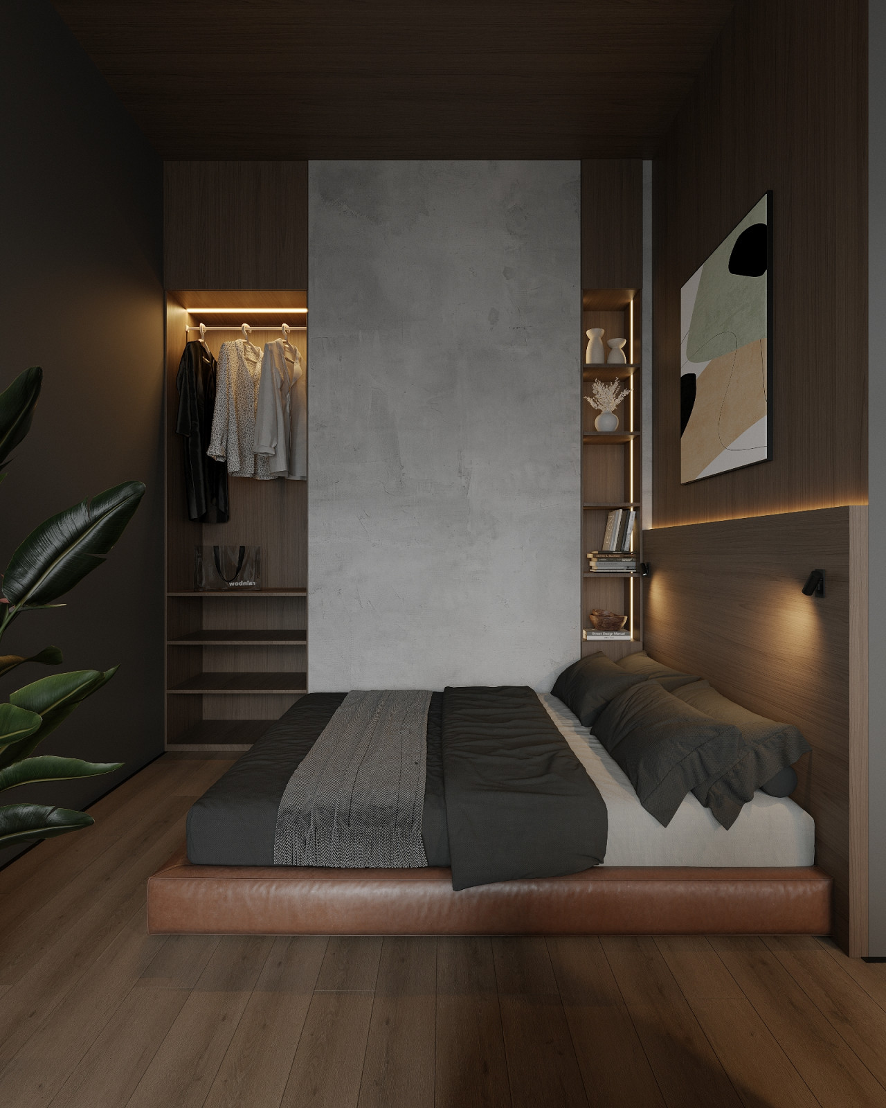 Дизайн проект апартаментов 28 Кв под посуточную аренду