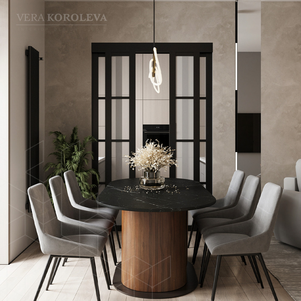 Дизайн-проект квартиры площадью 130 кв. м в Москве