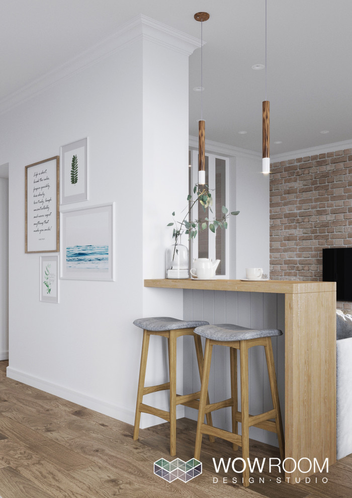 Трехкомнатная квартира в скандинавском стиле