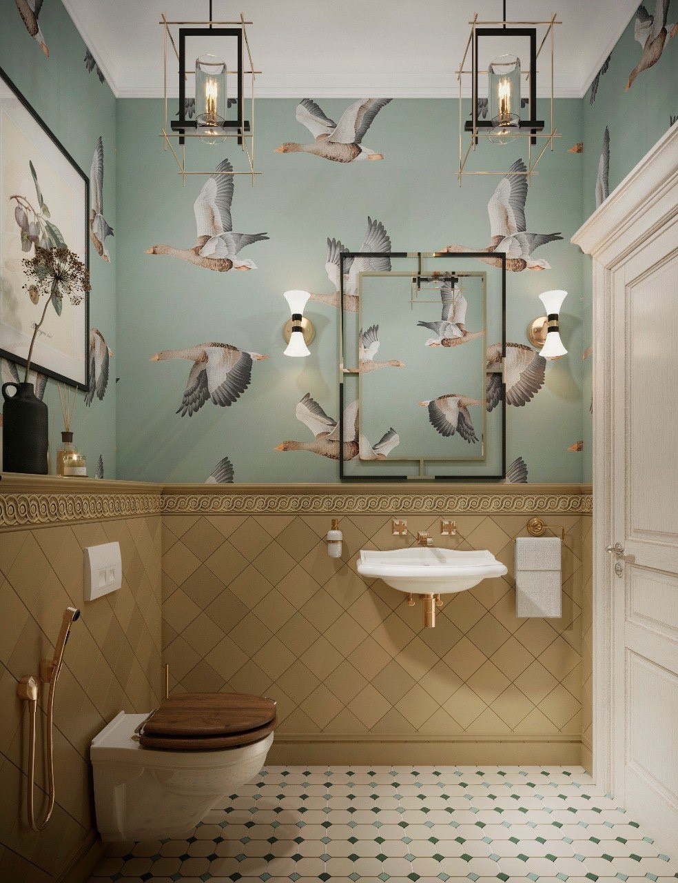 Обложка проекта: 1 этаж дома в пригороде Санкт-Петербурга