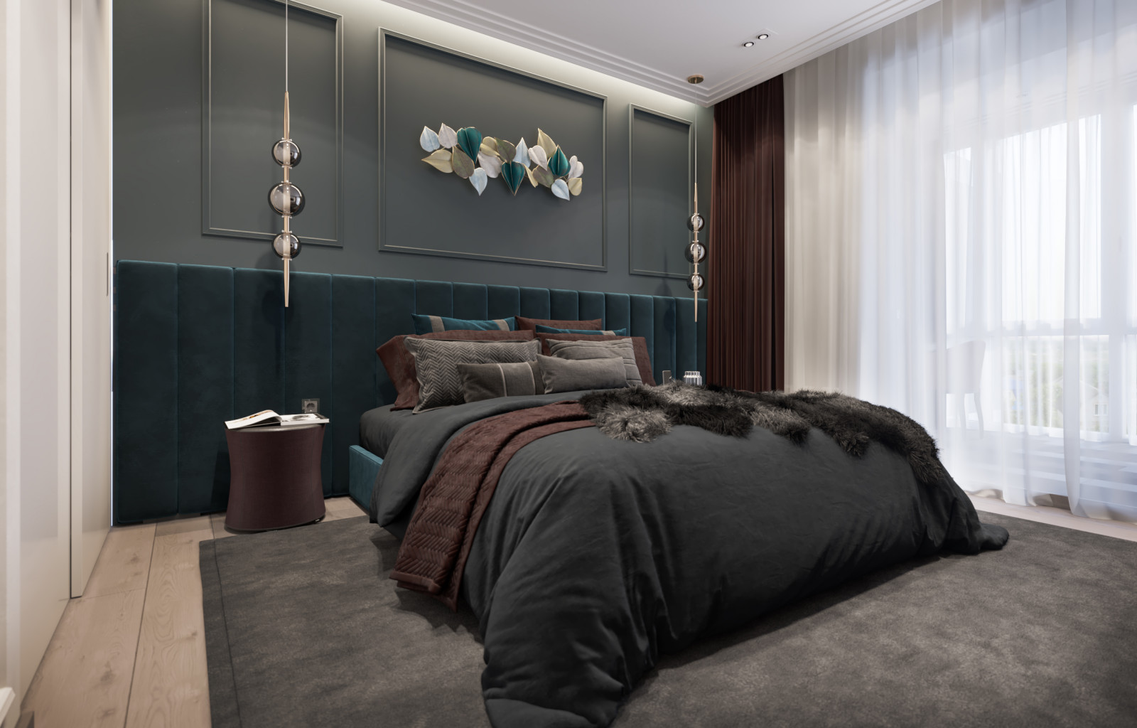 Дизайн интерьера квартиры. 168 кв.м. Soft contrasts.