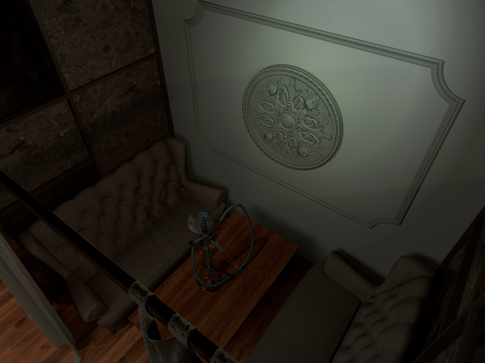 Дизайн интерьера Кальянного Бара "Чаплин"