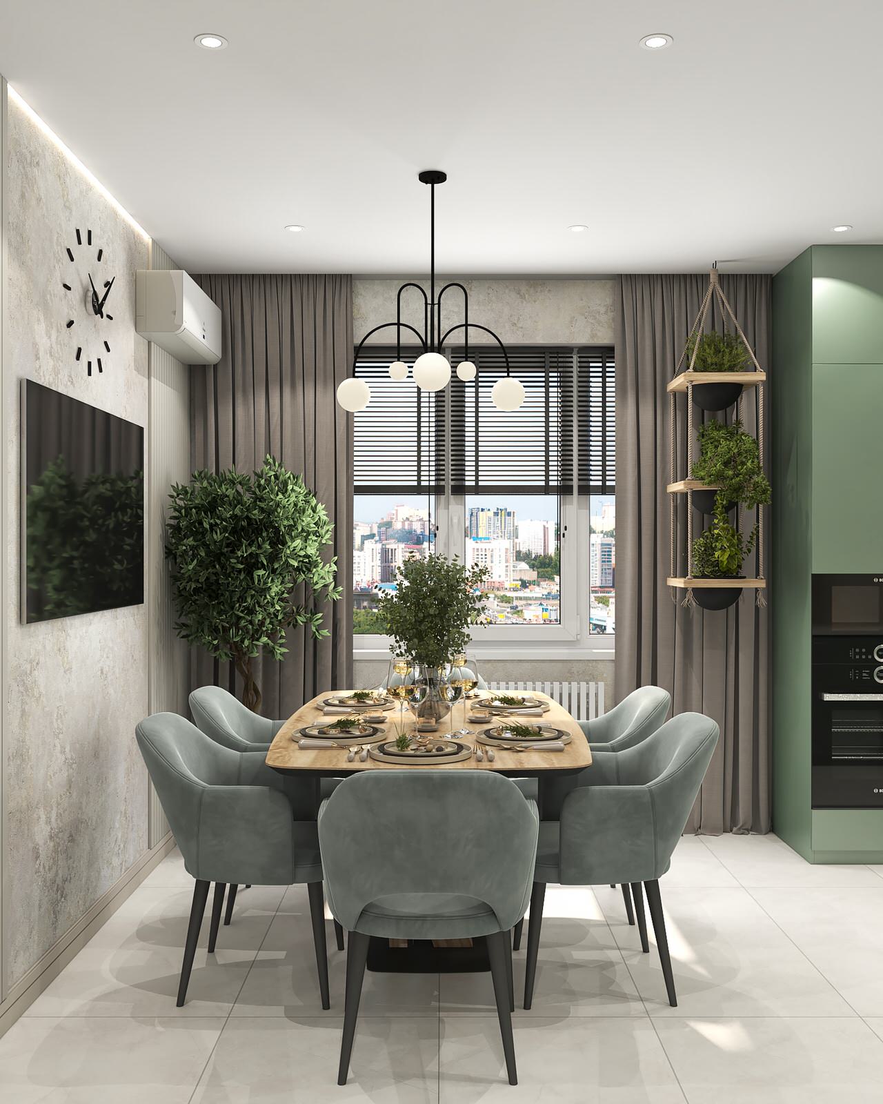 Яркая и спортивная квартира