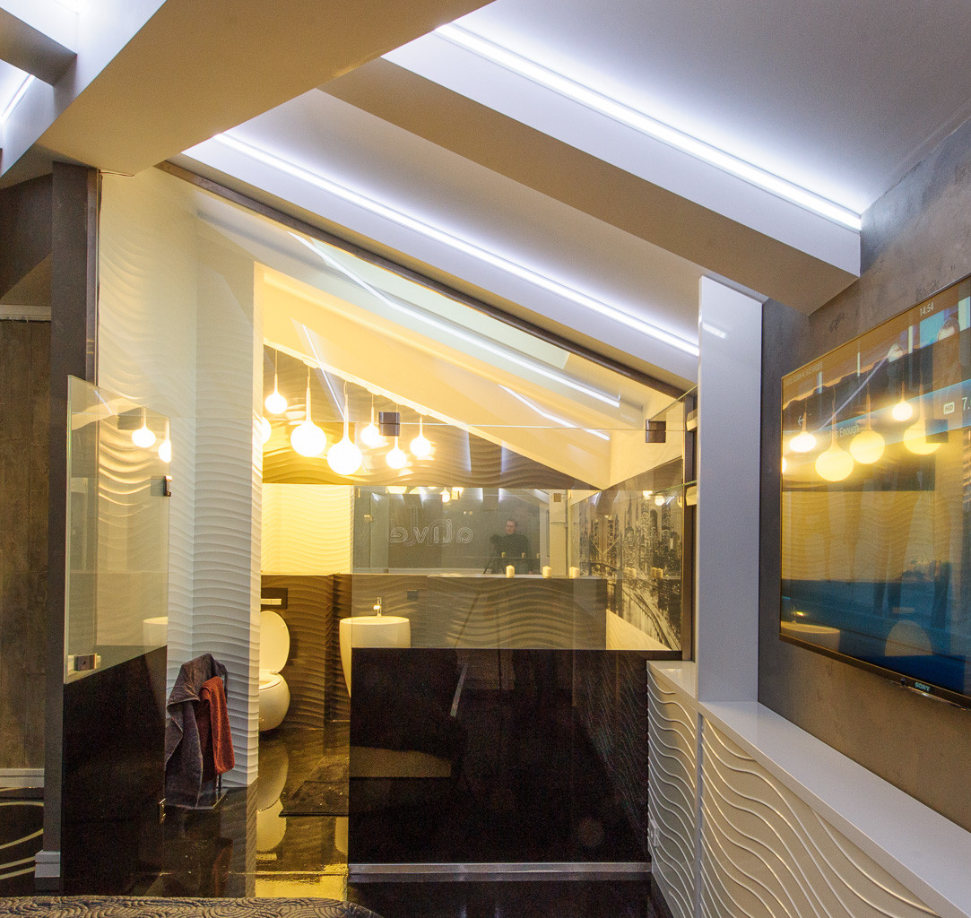 Перегородка, меняющая прозрачность