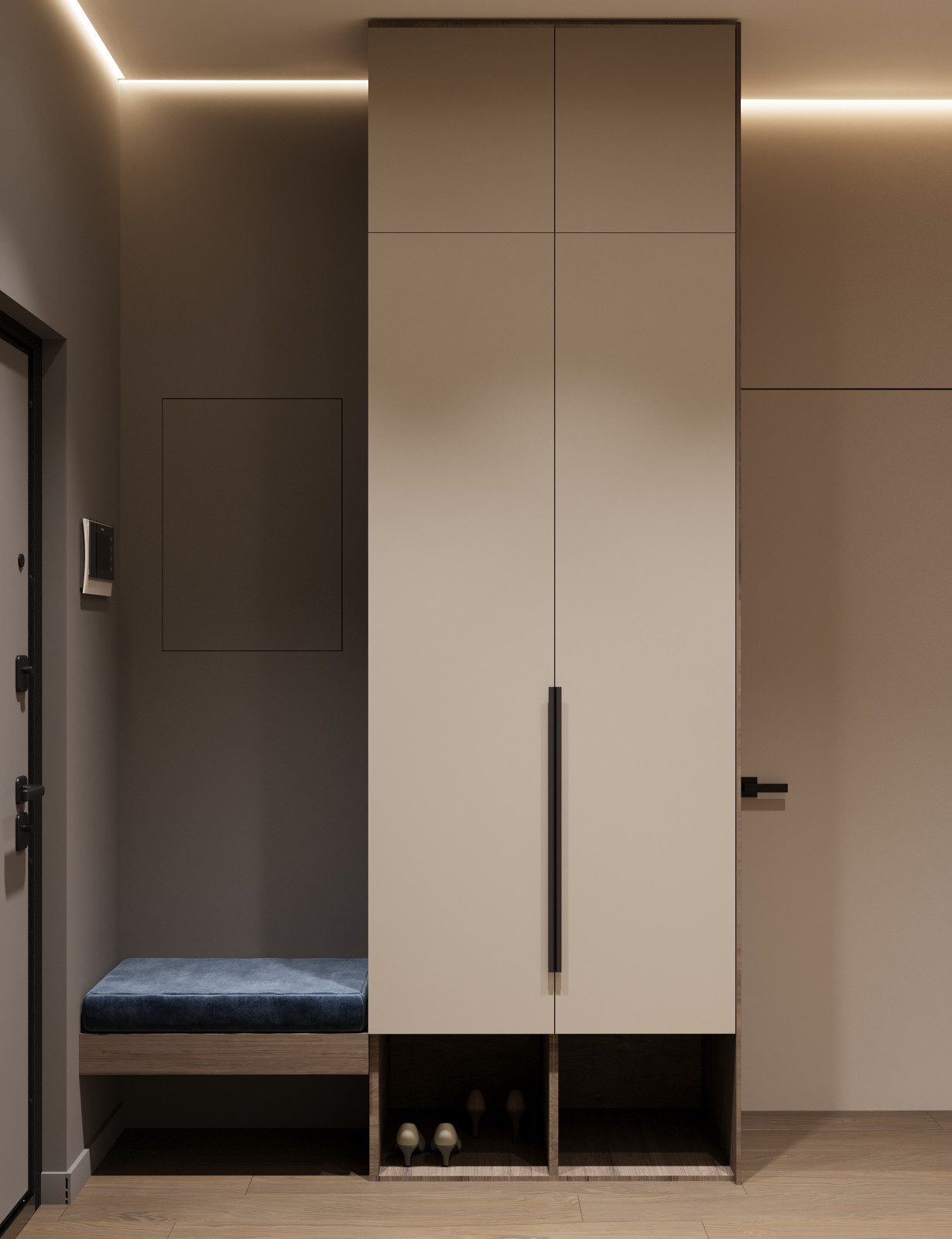 Дизайн 2-комнатной квартиры в ЖК Лермонтовский 54