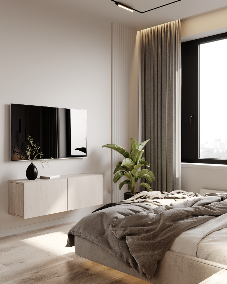 Спальня в стиле минимализм