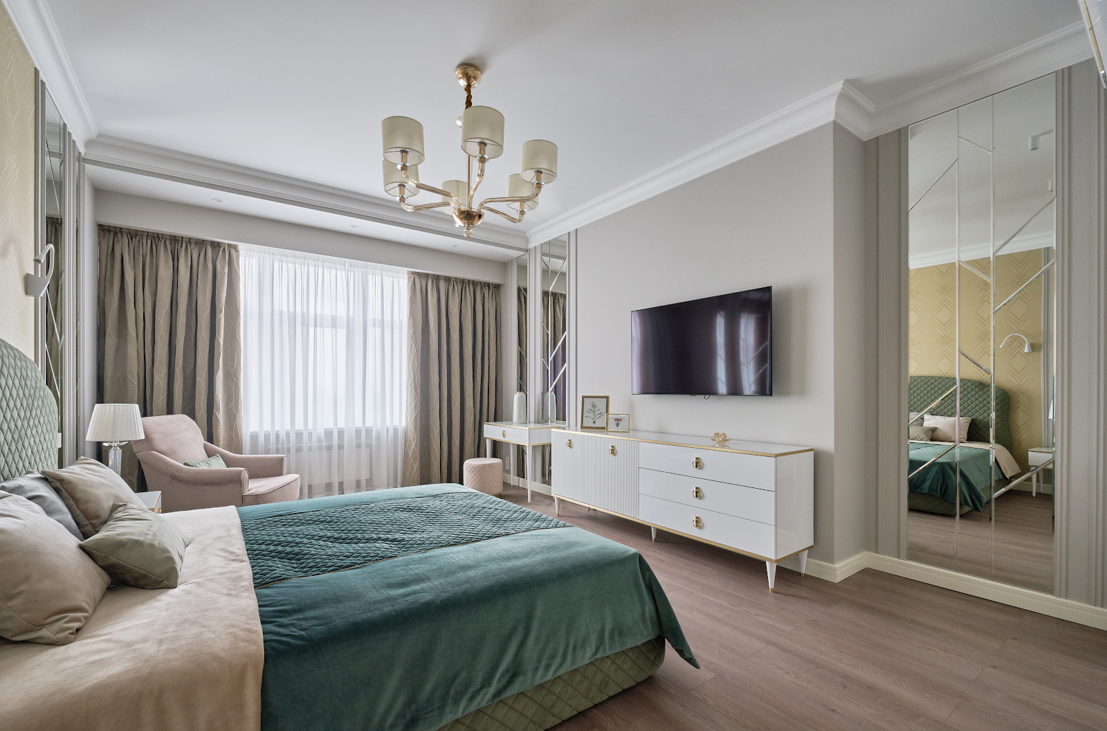 Интерьерная съёмка квартиры в ЖК Триколор (Москва)