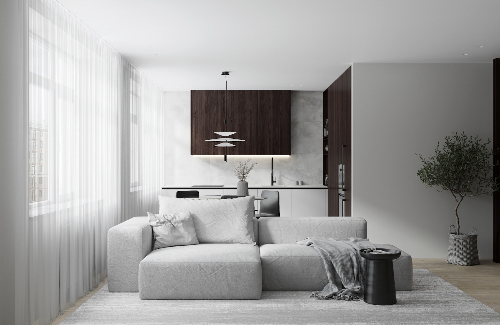 Обложка проекта: ЖК Династия - 84 м2