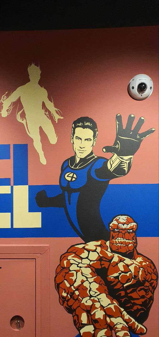 Обложка проекта: Трафаретная роспись в офисе компании Яндекс