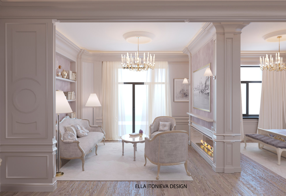 Интерьер спальни в частном доме