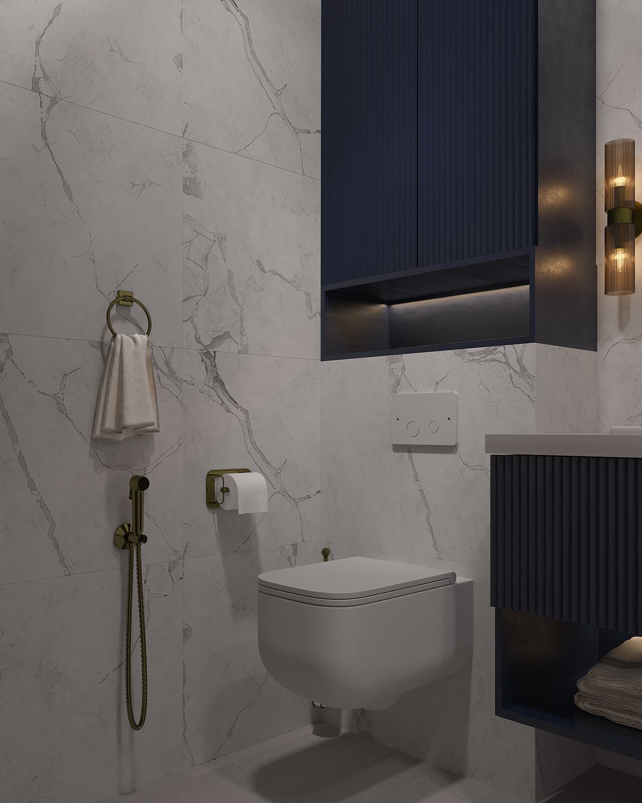 Санузел в современном стиле