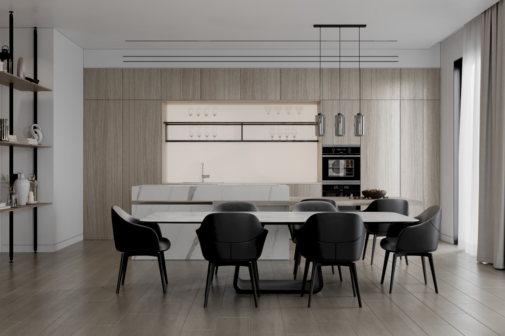 Обложка проекта: spacious modern apartment