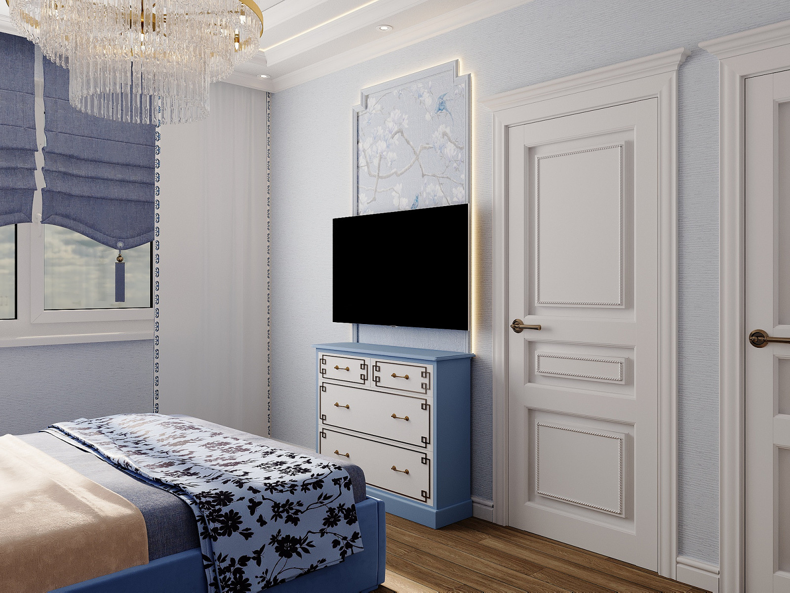 Обложка проекта: Дизайн-проект дома у моря в стиле нео-классика