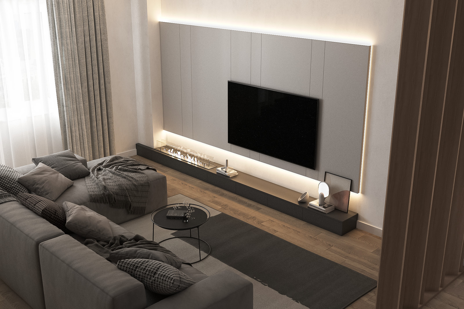 Квартира 100м2 в современном стиле