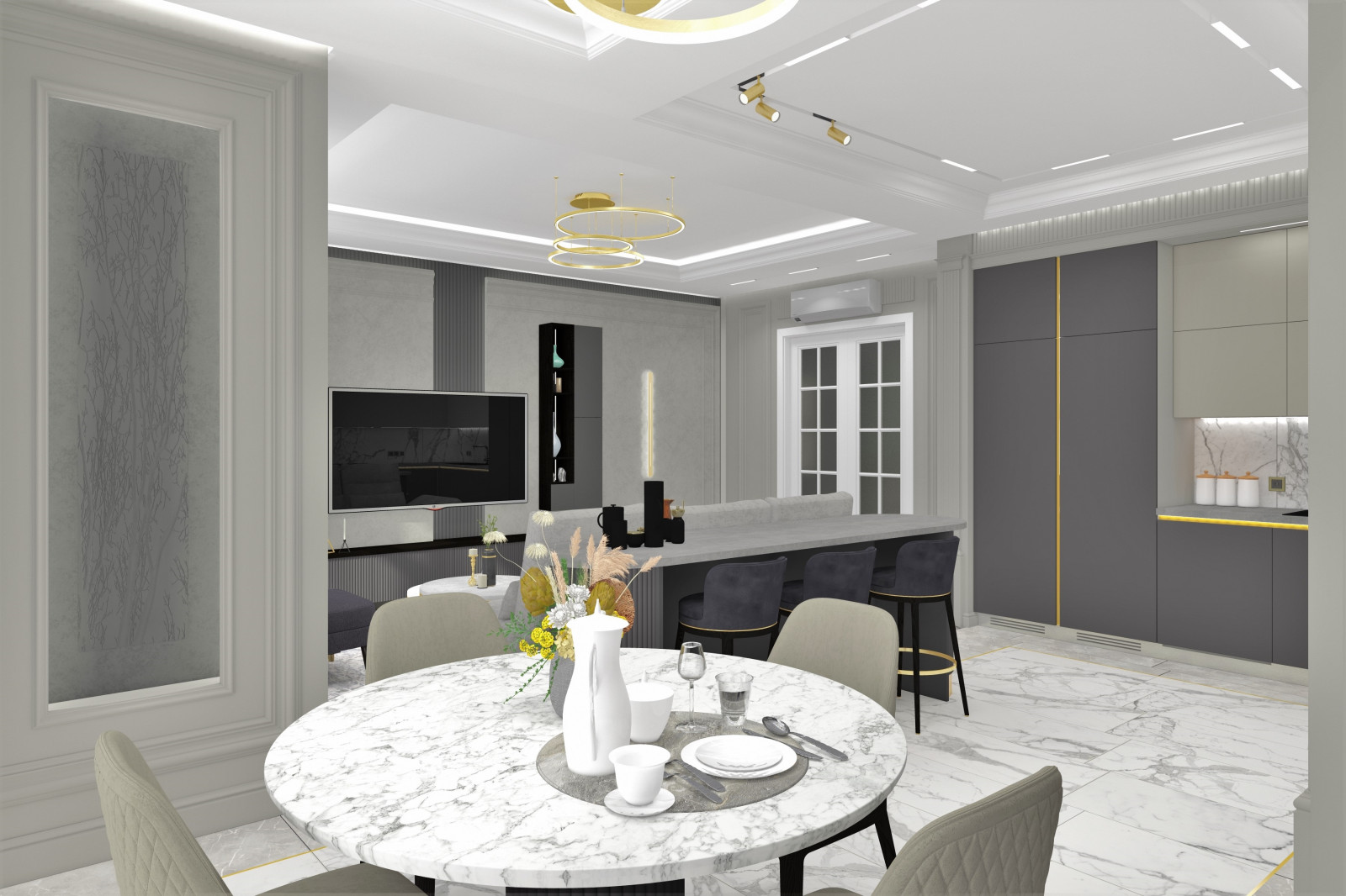 Все оттенки серого. Санкт - Петербург. Квартира