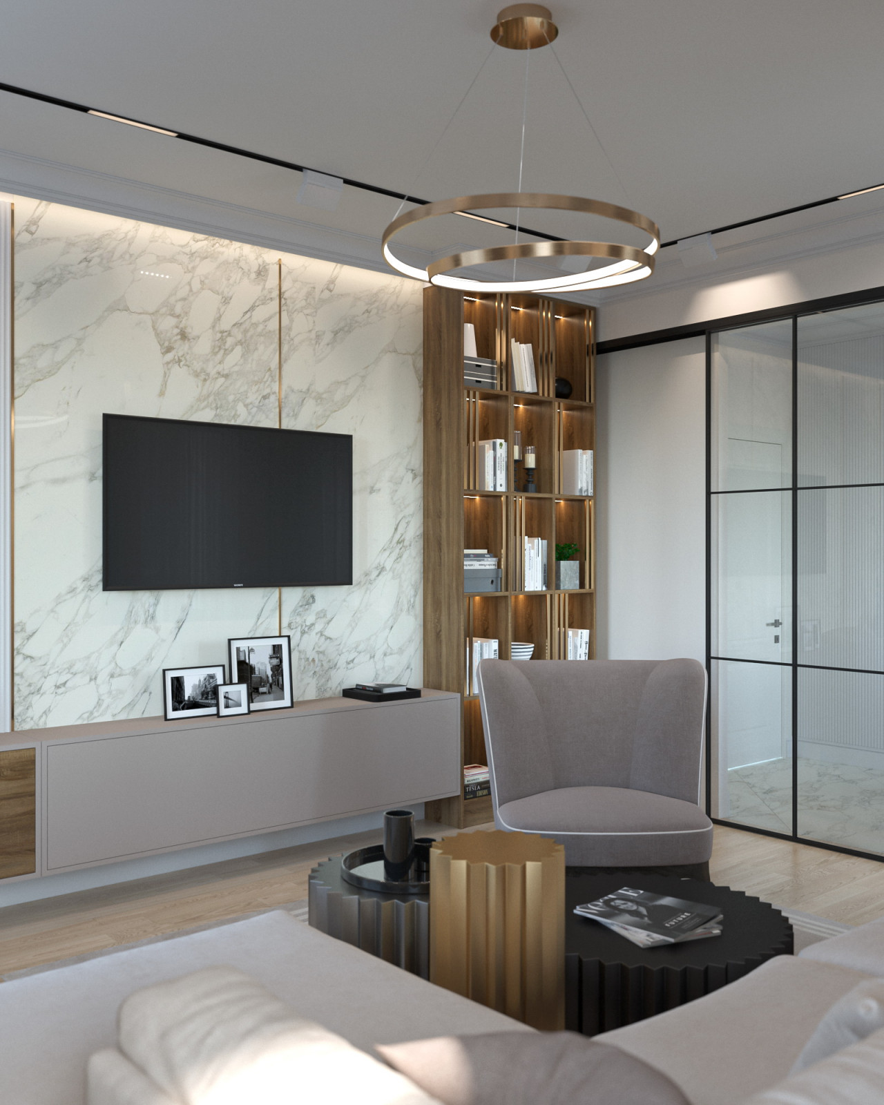 Интерьер квартиры в природной гамме