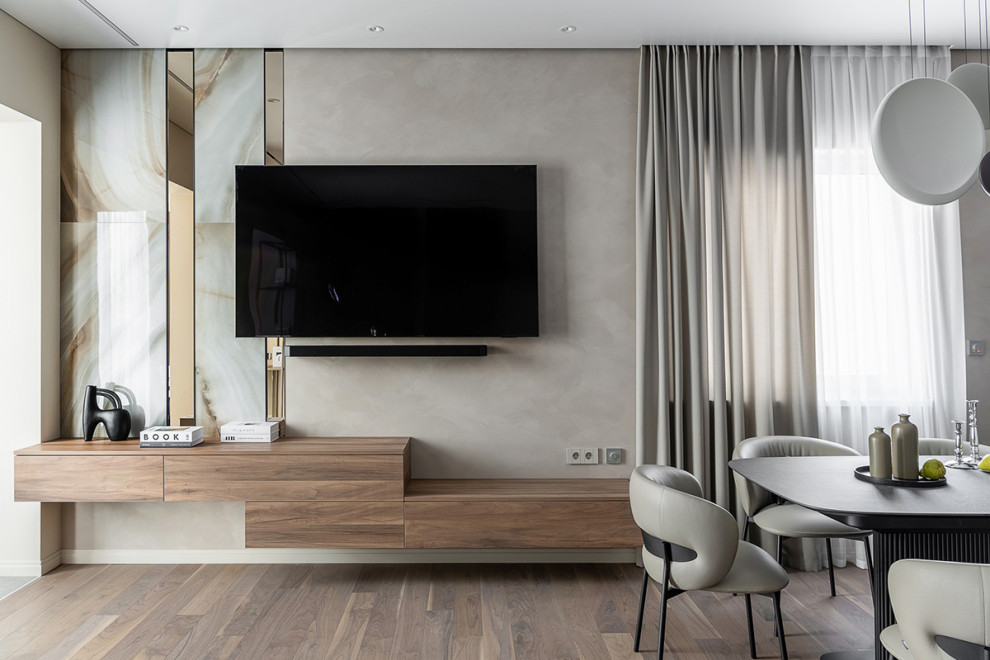 Элегантный ахроматический интерьер