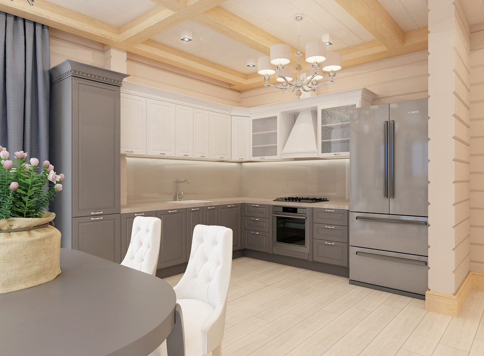 Деревянный дом из кленного бруса 207,5 м.кв.
