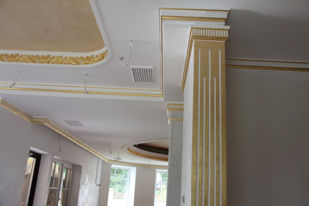 Позолота лепного декора