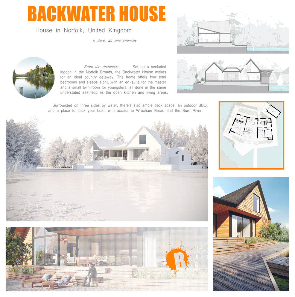 Backwater House in Norfolk, United Kingdom