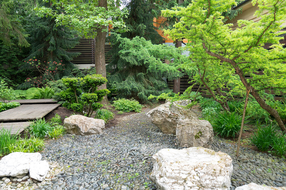 Сад с японским характером в КП "Ландшафт", Усово 2010 г