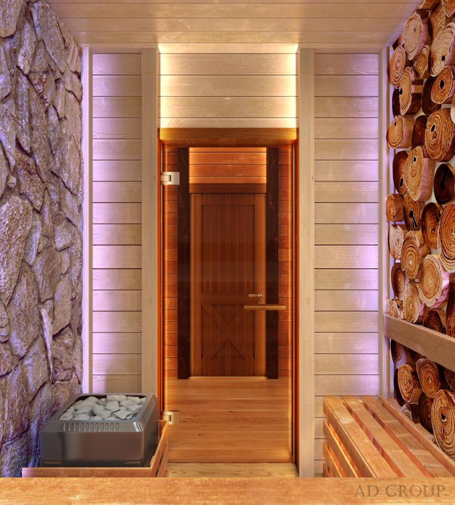 Банный комплекс в стиле Шале