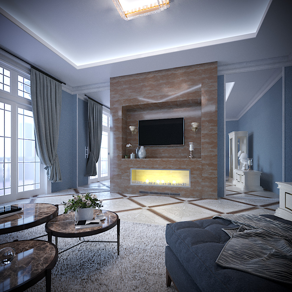 Обложка проекта: Дизайн-проект гостиной