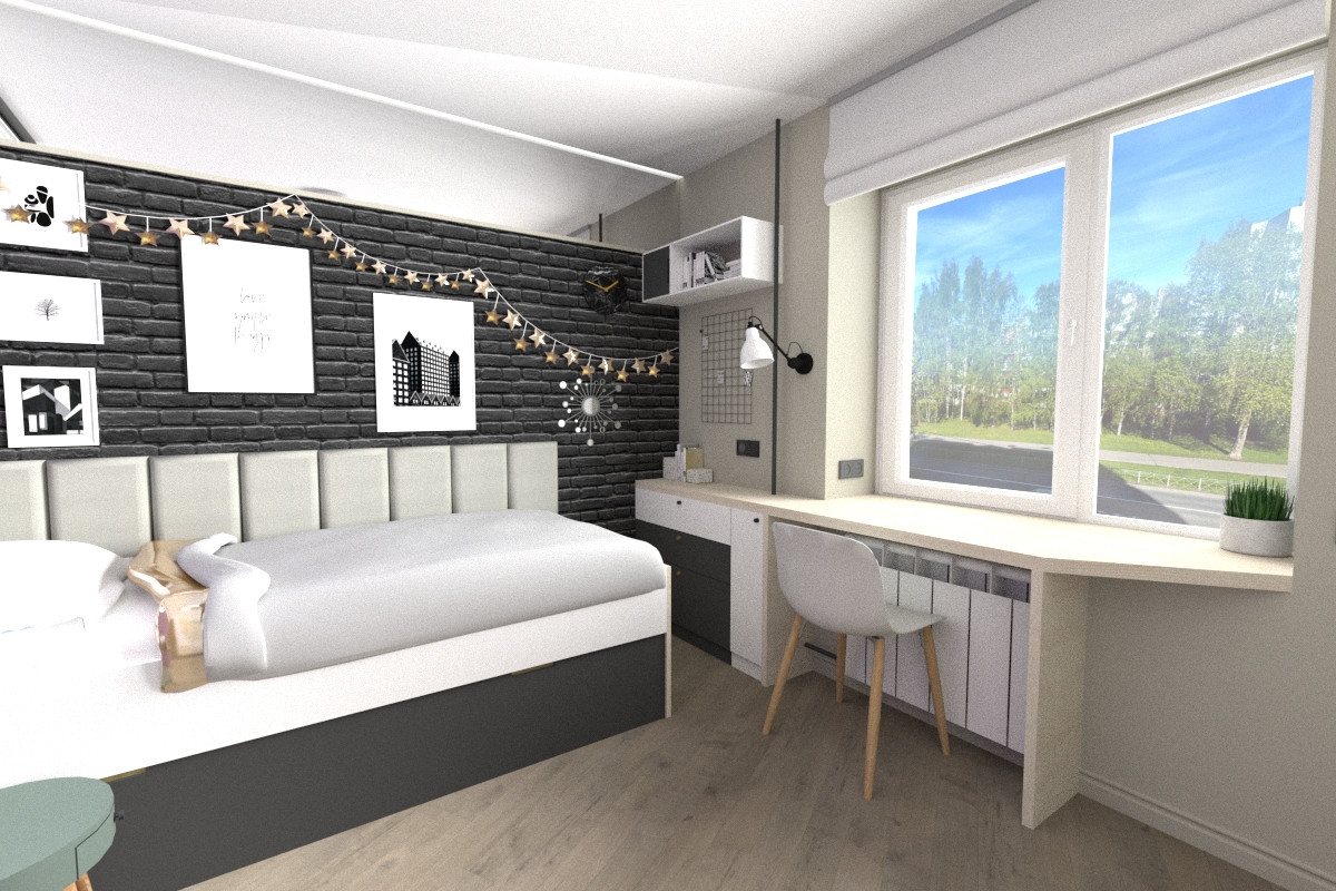 Обложка проекта: Комната для девочки-подростка 12 лет