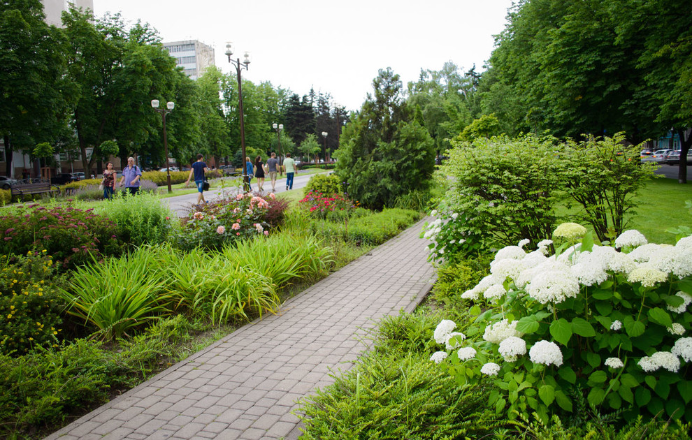 Бульвар на ул. Красной