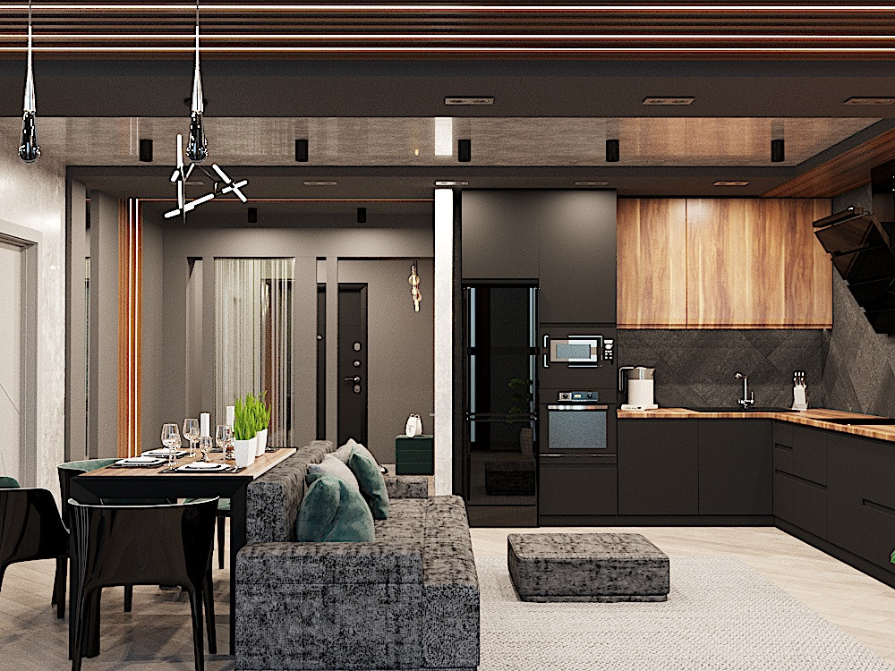 из студии в двухкомнатную