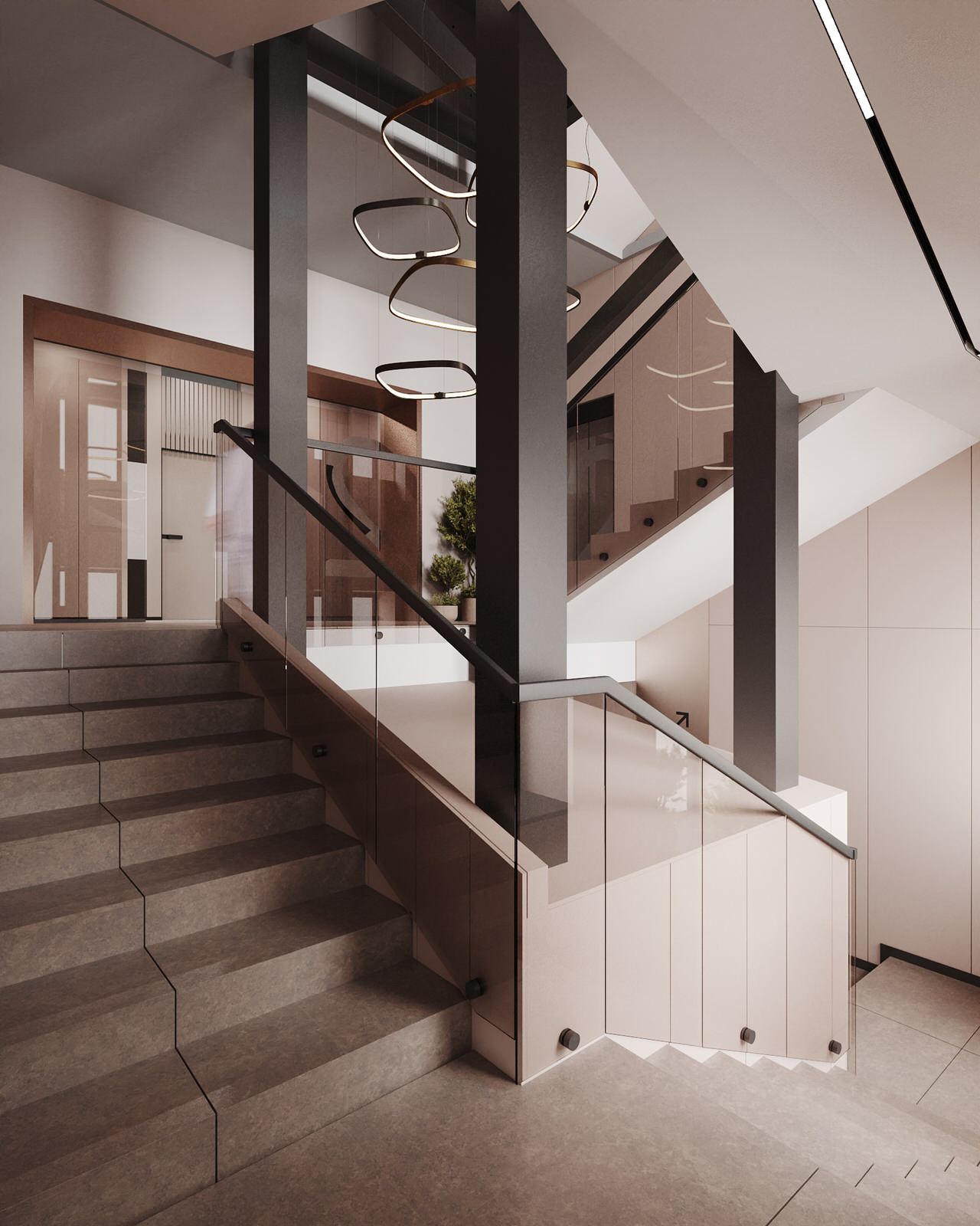 Медицинский центр "Аэрофлот". Лестница