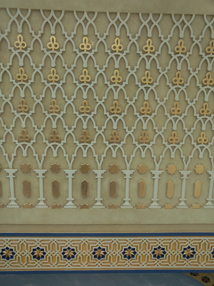 Золочение Президентского Дворца в Абу-Даби