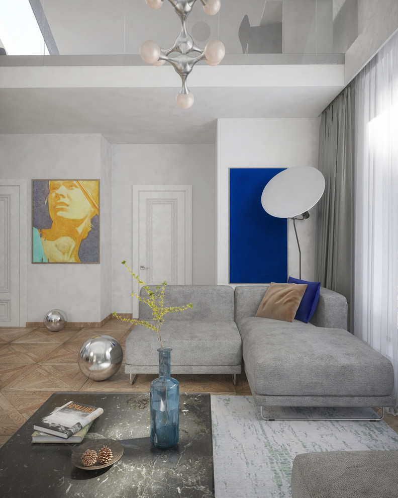 Дизайн кухни-гостиной в частном доме