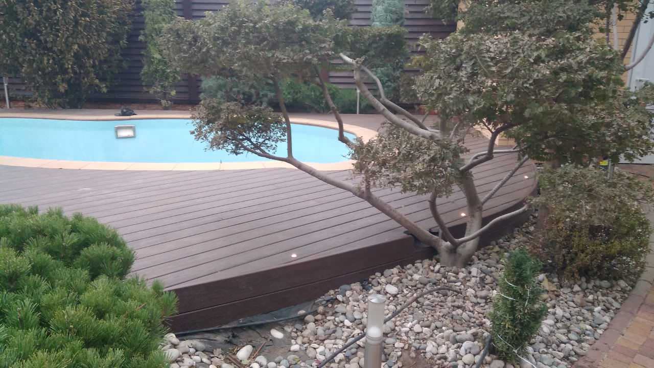 Террасы для бассейнов, причалов