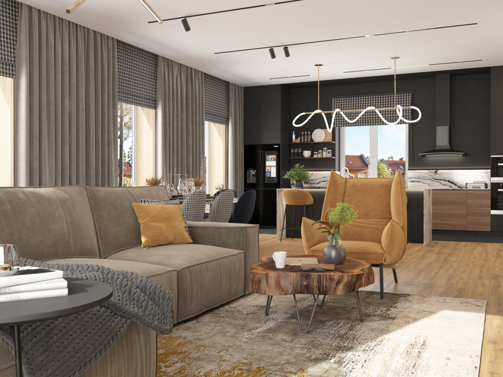 Дизайн - проект интерьера загородного дома в г.Миасс