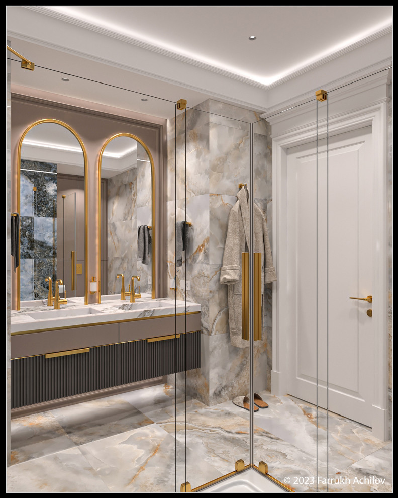 Душевая при спальне родителей