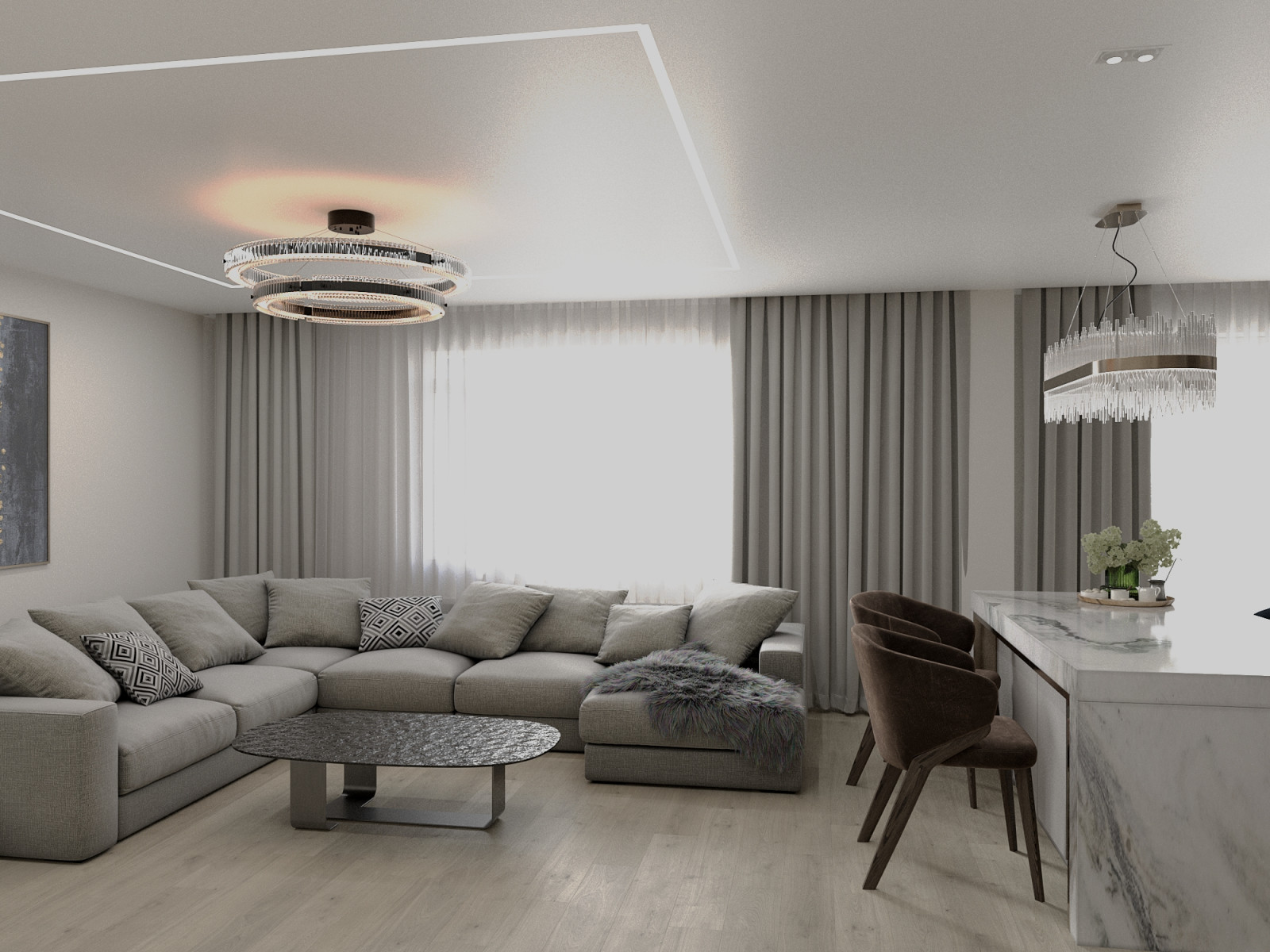 Уютный дом в современном стиле