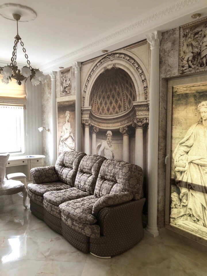 Обложка проекта: Квартира в классическом стиле.