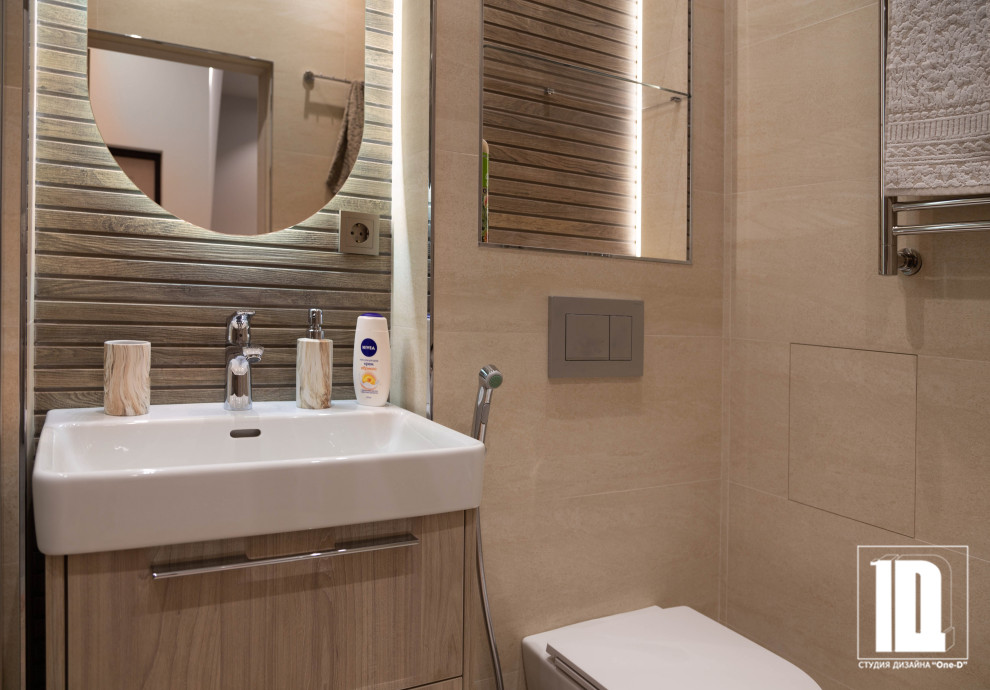 Дизайн-проект "Южное солнце" квартиры в ЖК Посейдон город Сочи 36 м2