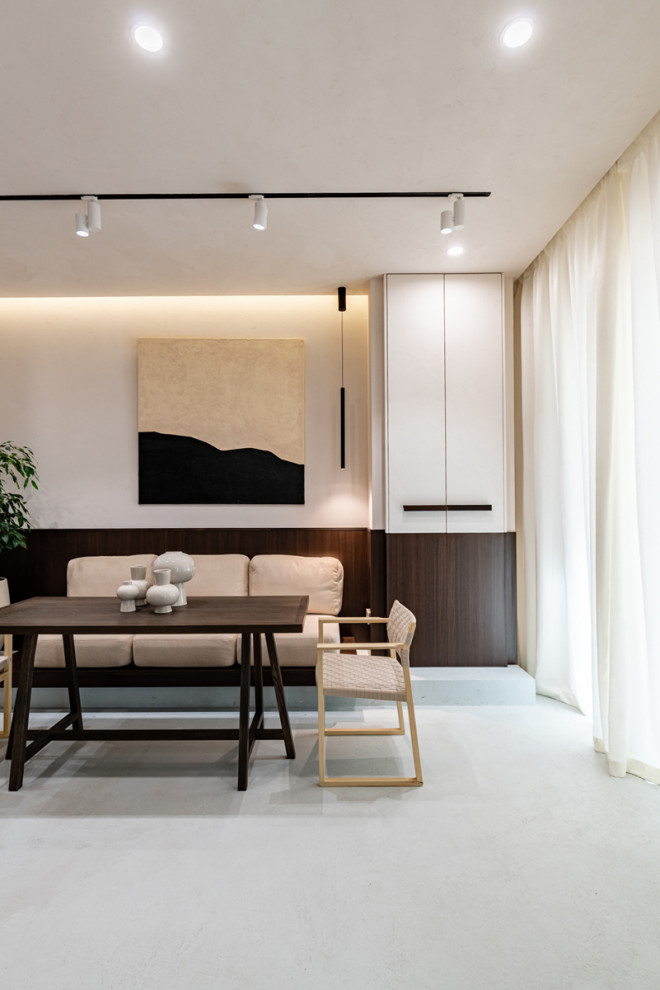 Софт-минимализм на мраморной кухне