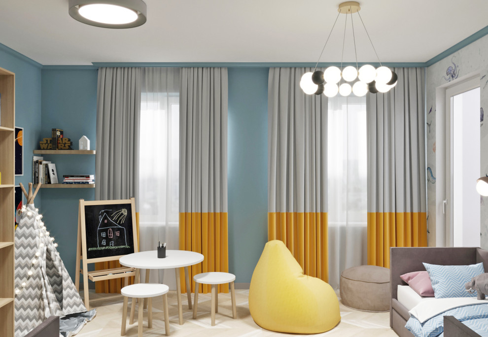 Обложка проекта: Квартира для молодой семьи с двумя детьми