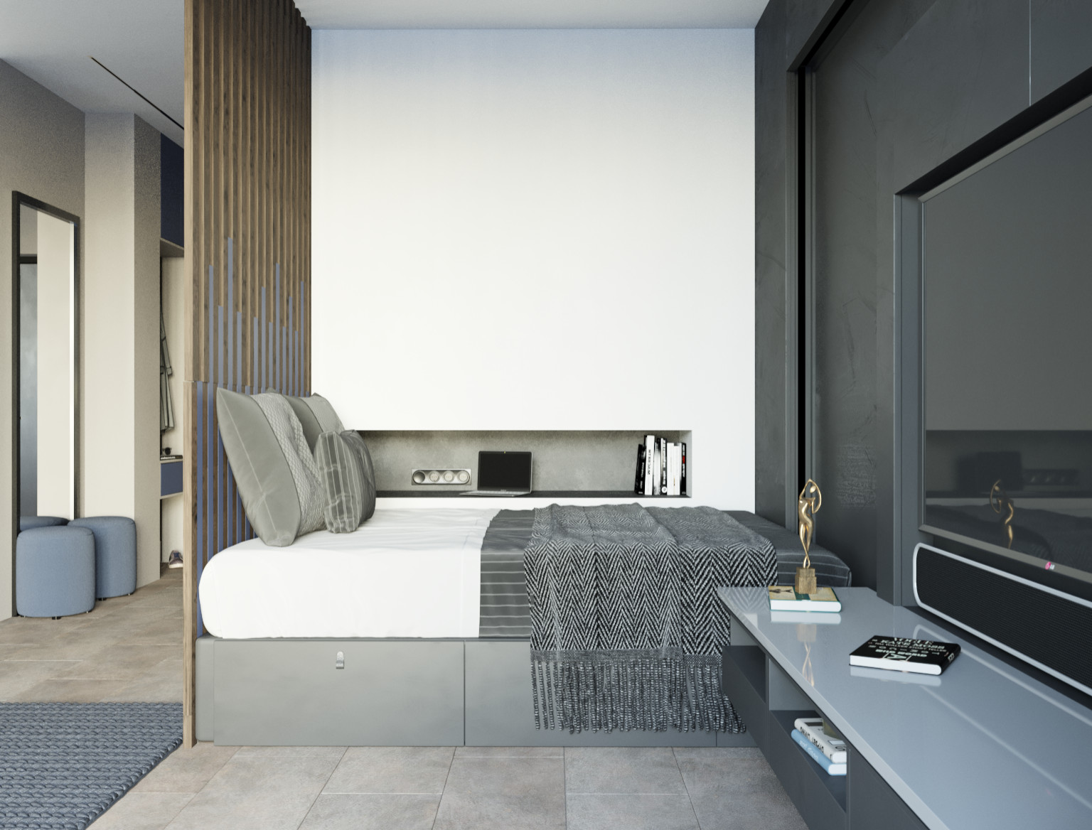 Брутальный синий