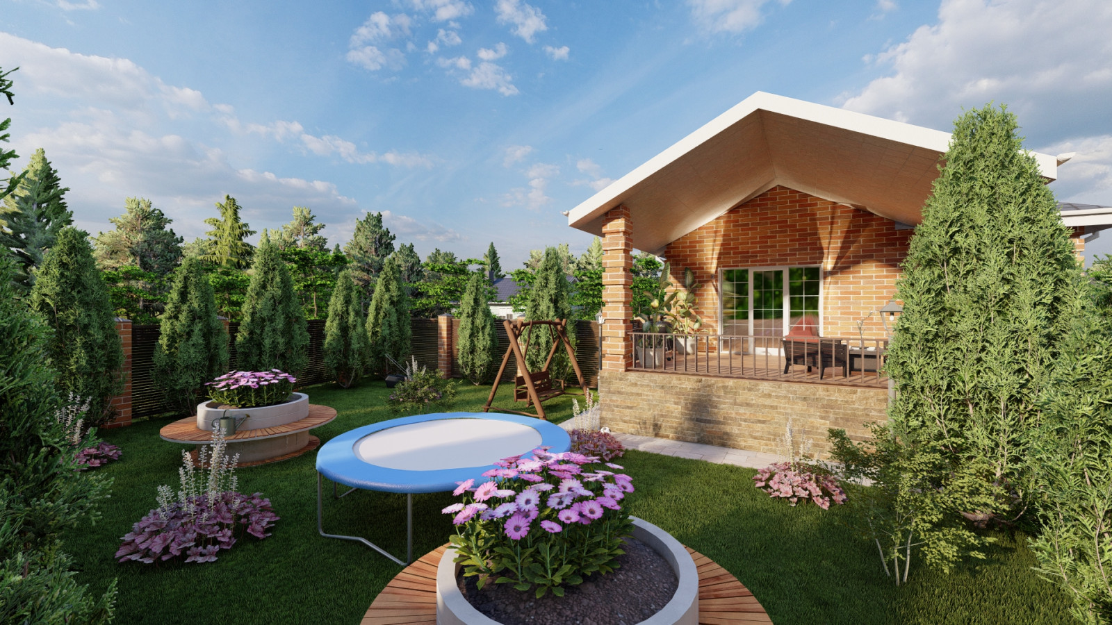 Дом на узком участке