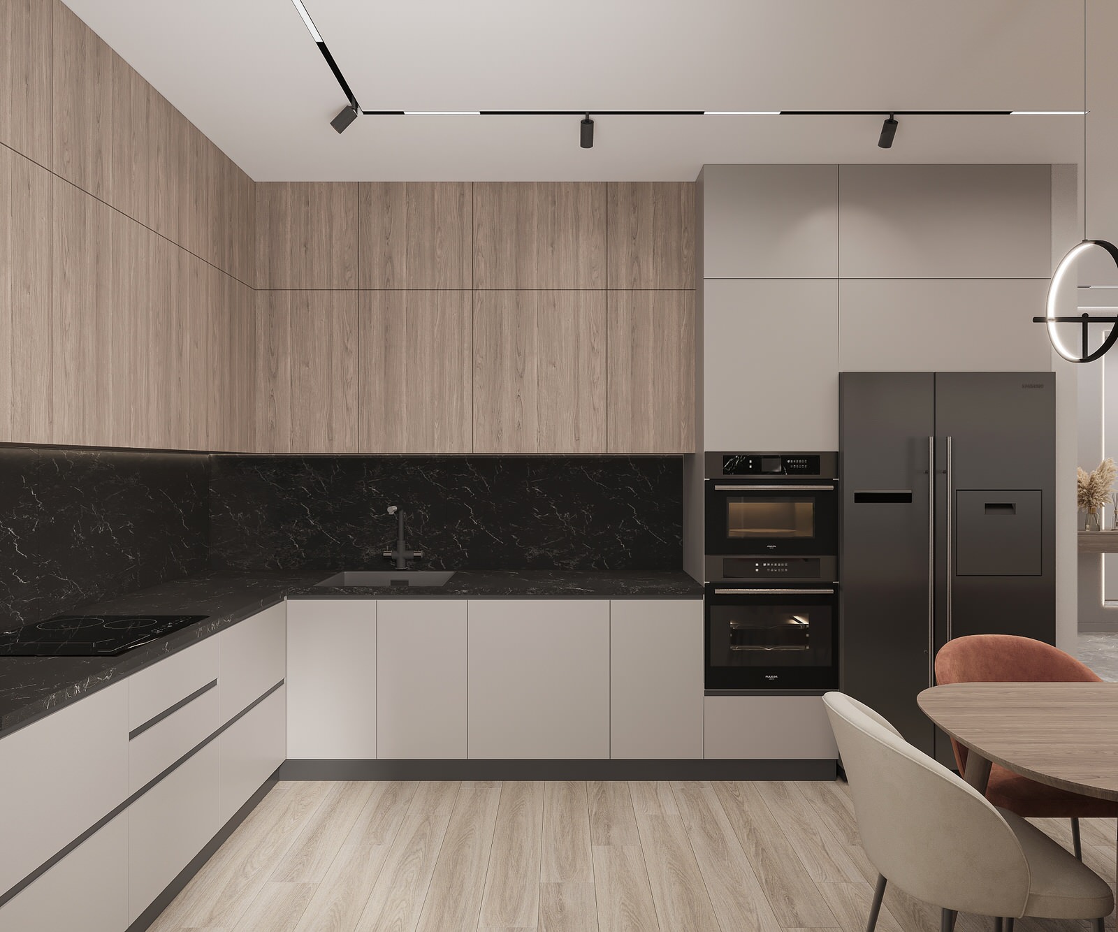 Обложка проекта: Квартира на улице Хадиш Такташ - 125 кв.м.