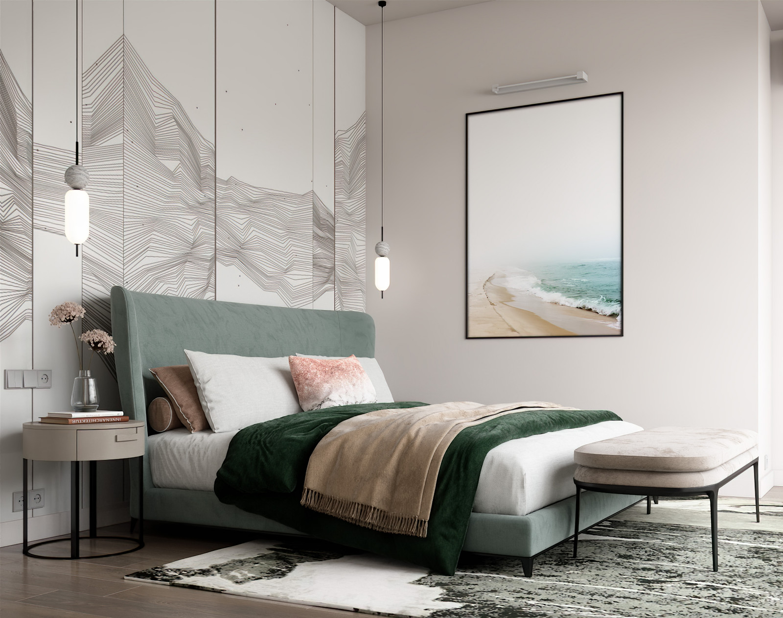 Мастер-спальня. Второй этаж.