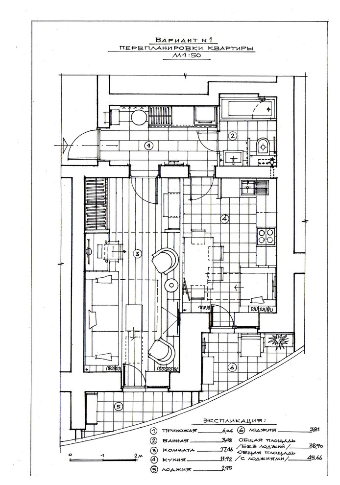 Однокомнатная квартира в Пензе