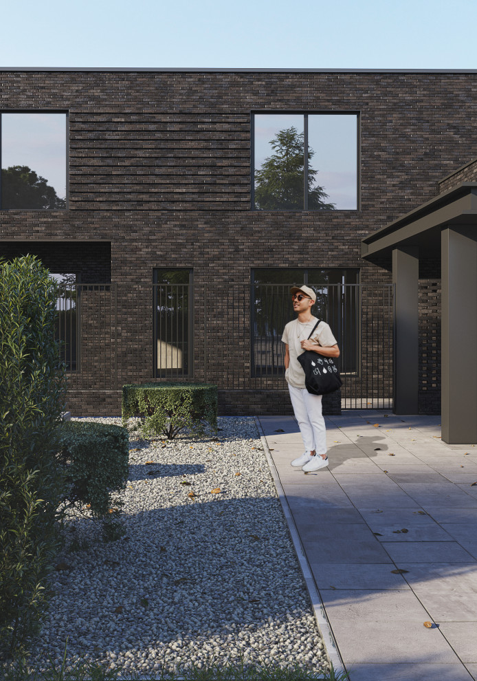 Проект архитектуры дома и сада в п. Нелжа  Врн. обл.