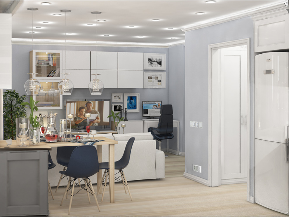 Проект квартиры для молодой семьи 36 м.кв.