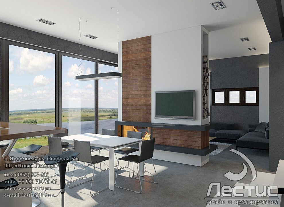 Современный дизайн частного дома в Ярославле