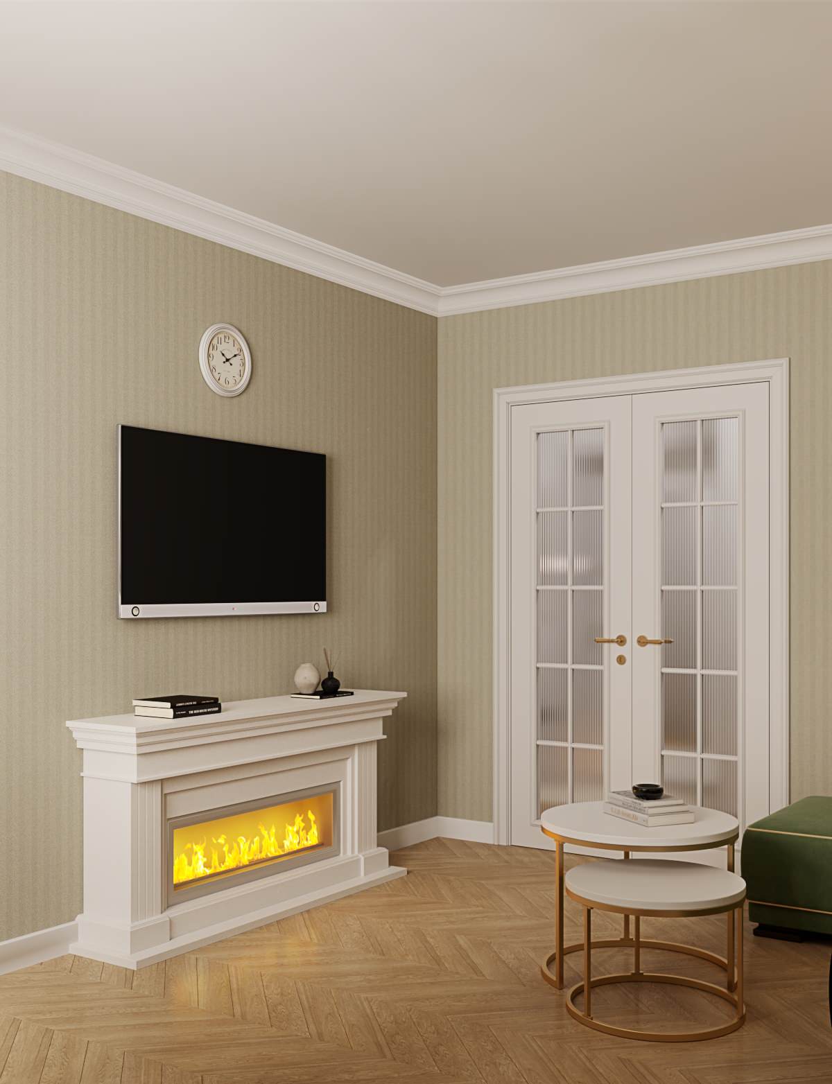 Квартира с камином. ЖК ""Лесная поляна"